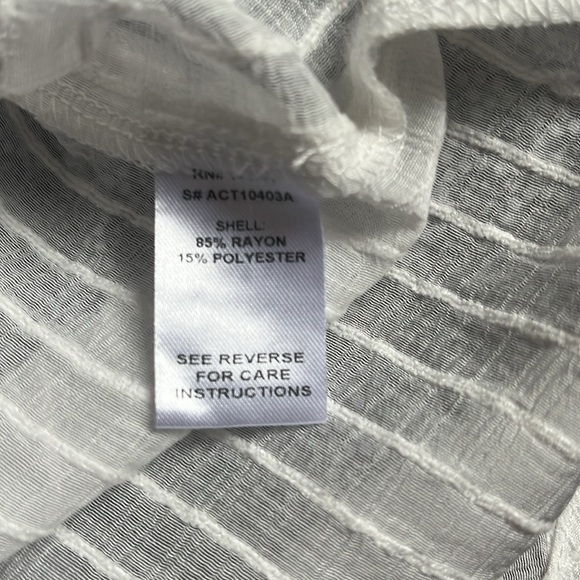 Ollie oversized button up white shirt - Picture 6 of 8